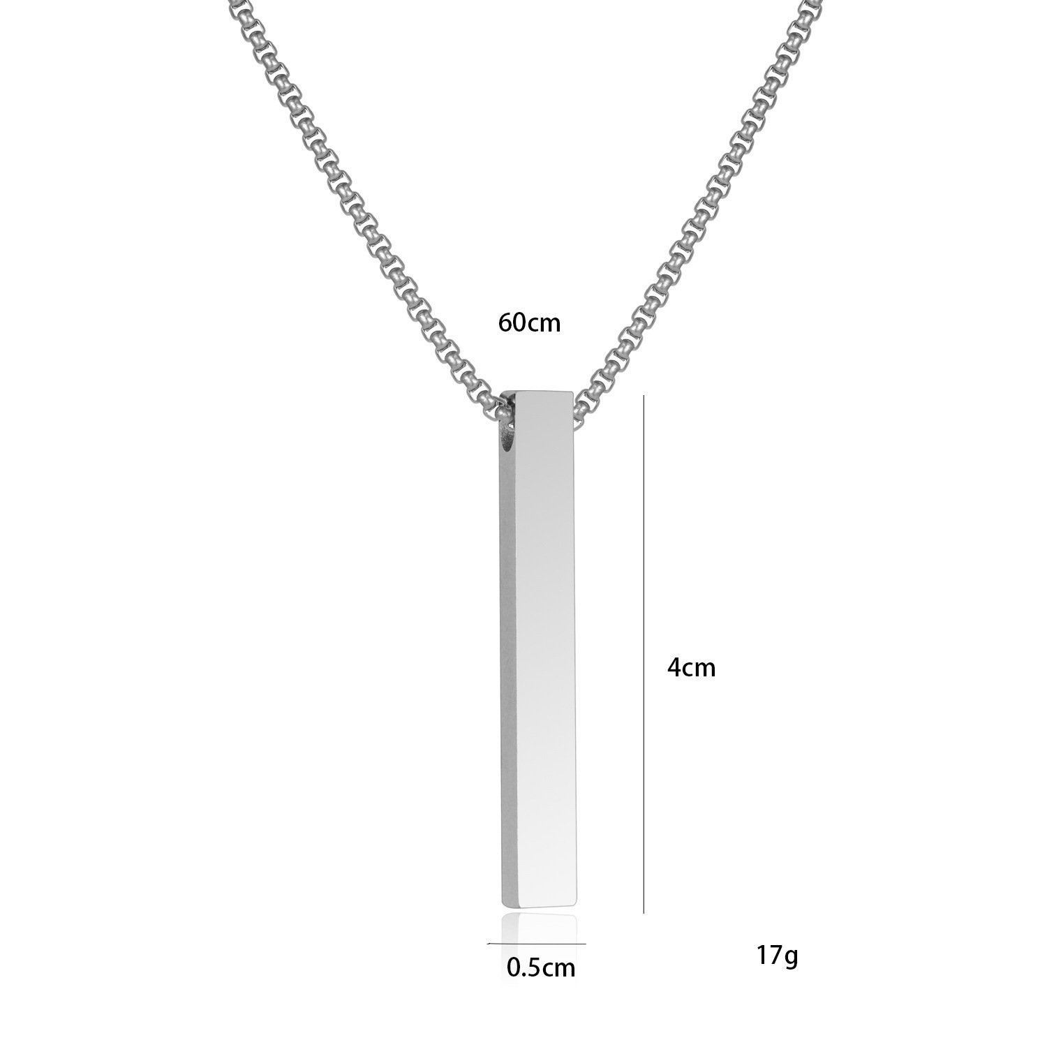 Picture of Mens Link Chain Stainless Steel Necklace Women Silver Color Male Jewelry Gifts For  Boy