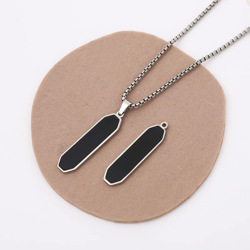 Picture of High Quality Stainless Steel Box Chain Pendant Men’s Necklace