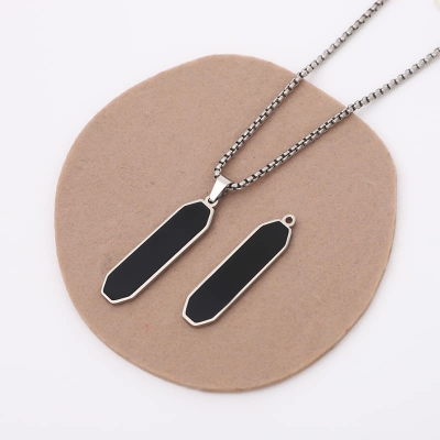 Picture of High Quality Stainless Steel Box Chain Pendant Men’s Necklace