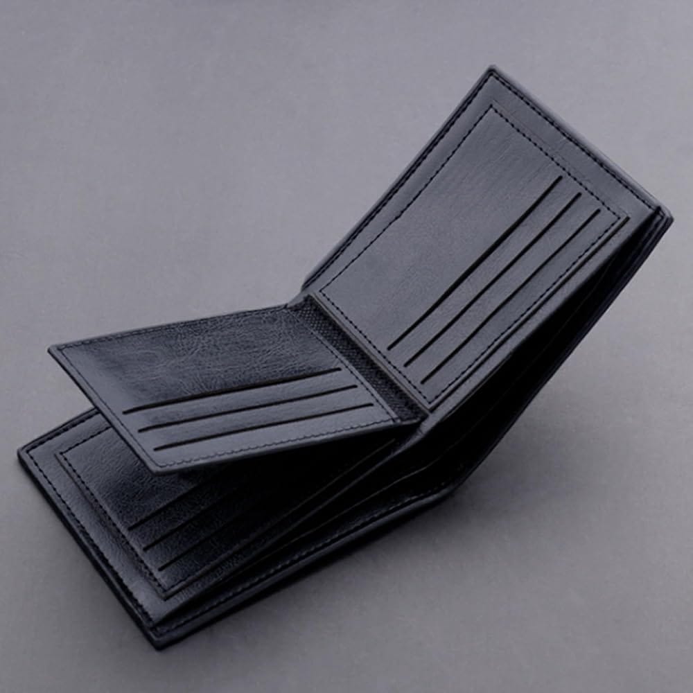 Picture of New Men's Wallet Vertical Multi Card Small Wallet Driver's License Youth Mini Student Change Bag Card Bag