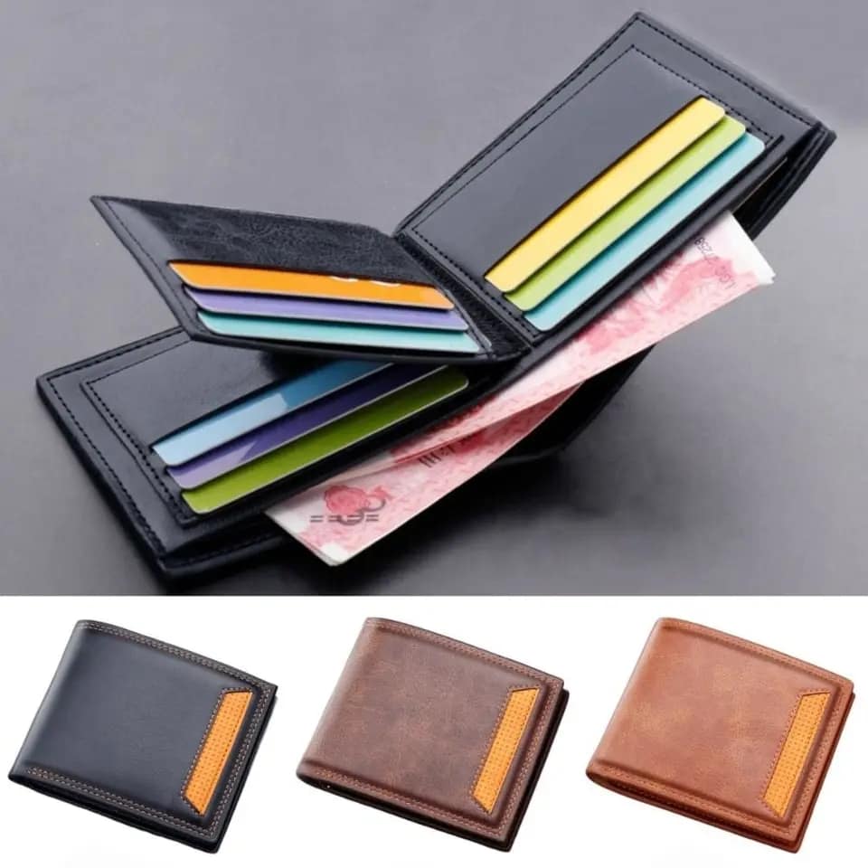 Picture of New Men's Wallet Vertical Multi Card Small Wallet Driver's License Youth Mini Student Change Bag Card Bag