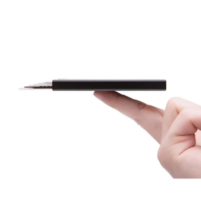 Picture of Pop Up Id RFID Card Male Wallet Mini Package Fashion Aluminum Metal Protective Gear Storage Bag Smart Quick Release Women Wallet