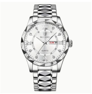 Picture of POEDAGAR Top Brand Luxury Man Wristwatch  Luminous Date Week Men Watches Stainless Steel Quartz Men's Watch