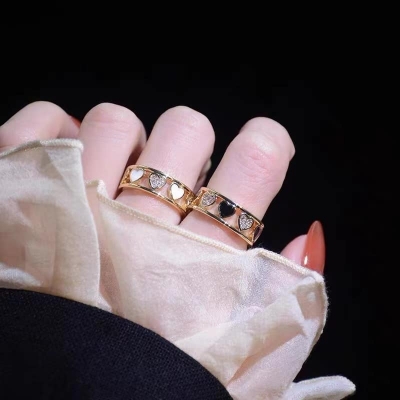 Picture of Delicate Flower Opening Adjustable Ring Set for Women, Korean Silver Color, Minimalist Finger Rings