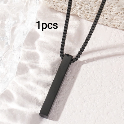 Picture of Collier Neck Chain for Men & Boys - Stainless Steel - Long Necklace - Pendant - Locket - Fancy & Stylish |-Birthday Gift - Aesthetic Jewellery - Accessories for Everyday Wear