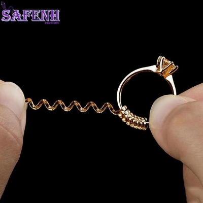 Picture of New Tightener Spring Rope for Ring Size Adjustment Tools Loose Ring Inner Adjust Invisible Spiral Rings
