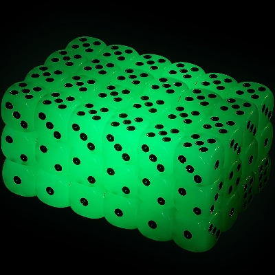 Picture of Luminous Dice Rounded Corner Drinking Glowing Dice Entertainment Ludu Koti