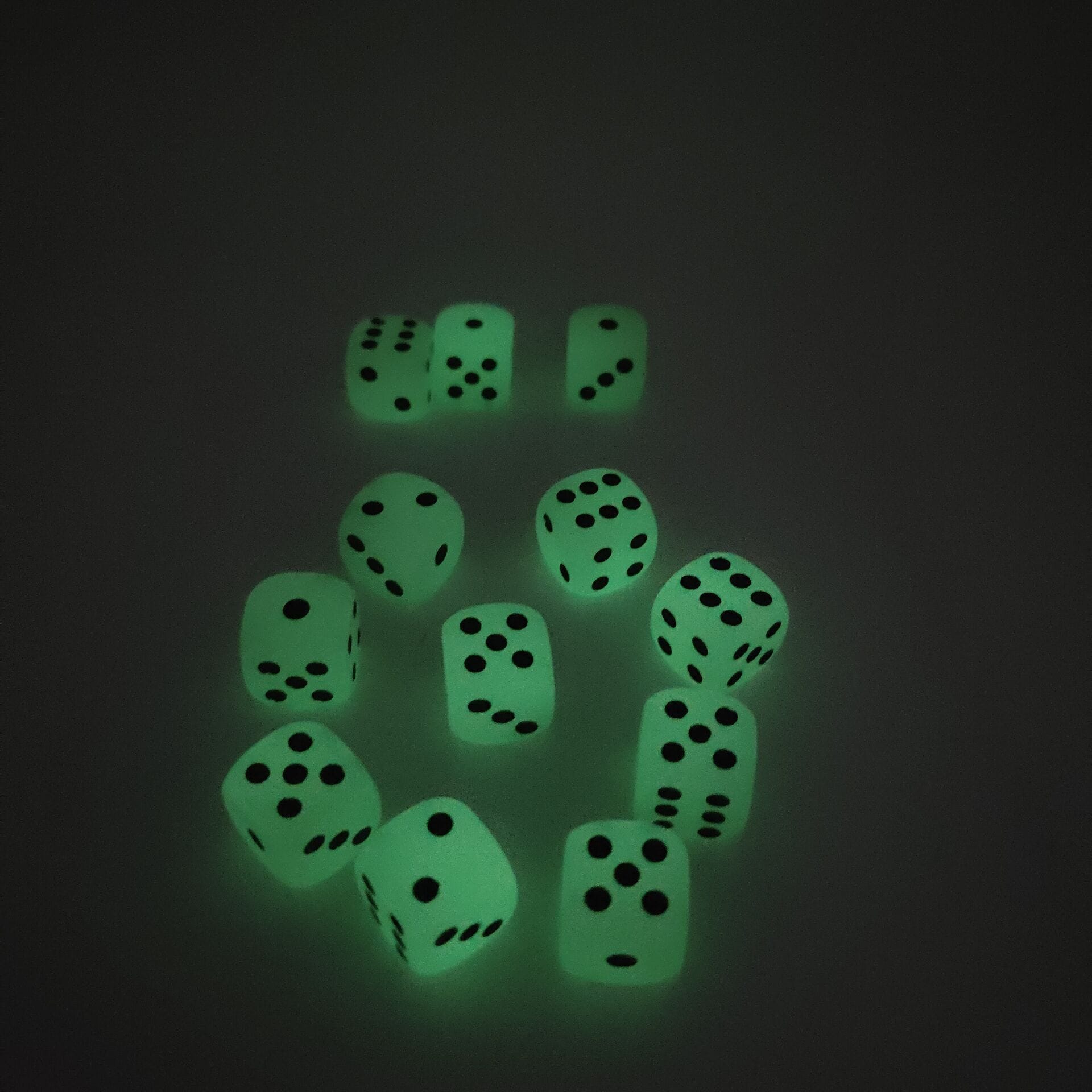 Picture of Luminous Dice Rounded Corner Drinking Glowing Dice Entertainment Ludu Koti