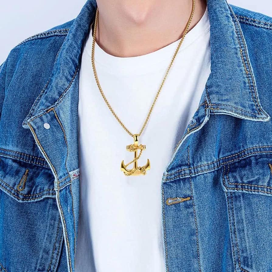 Picture of Fashion  Pendants Chain Necklace for Men Fashion Jewelry Gift Chain For Men