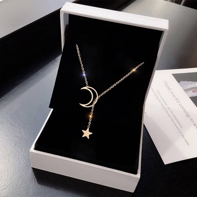 Picture of New Cute Slim Chain Necklace Neck Jewelry Locket for Women Girls