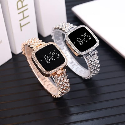 Picture of LED Display Digital Touch Screen Watch Gift For Girls and Women