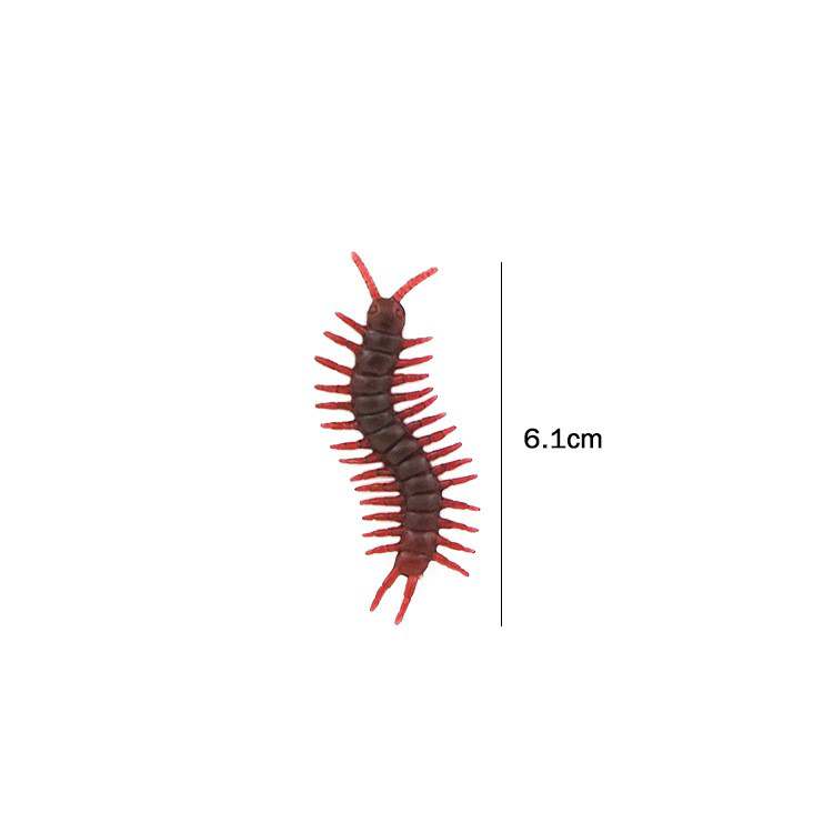 Picture of Imitation Insects Fake Centipede Toys Realistic Bugs Prank Joke Gift for April Fools Day Scary Mischief Halloween Party Decoration