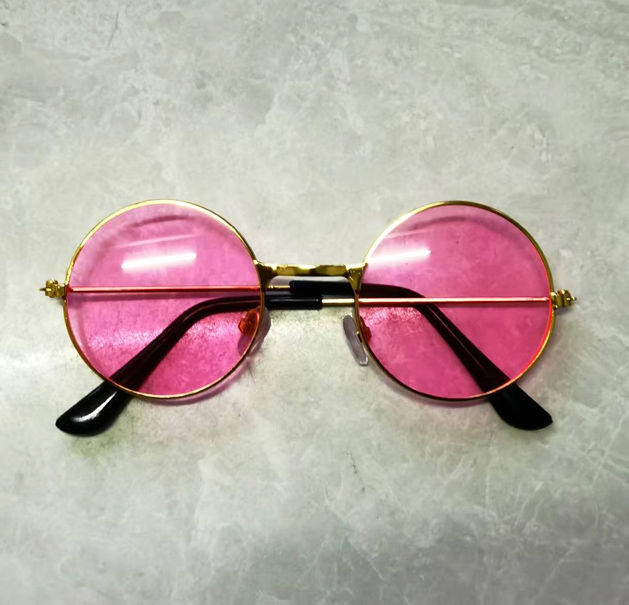 Picture of Vintage Rose-Tinted Glasses Sunglasses  For Women's Gold