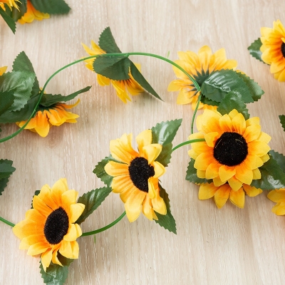 Picture of Sunny Sunflower Garland Home Decoration