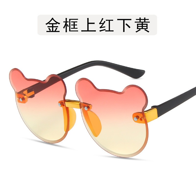 Picture of Teddy Glow Fantasy Bear-Shaped Colorful Kids Sunglasses