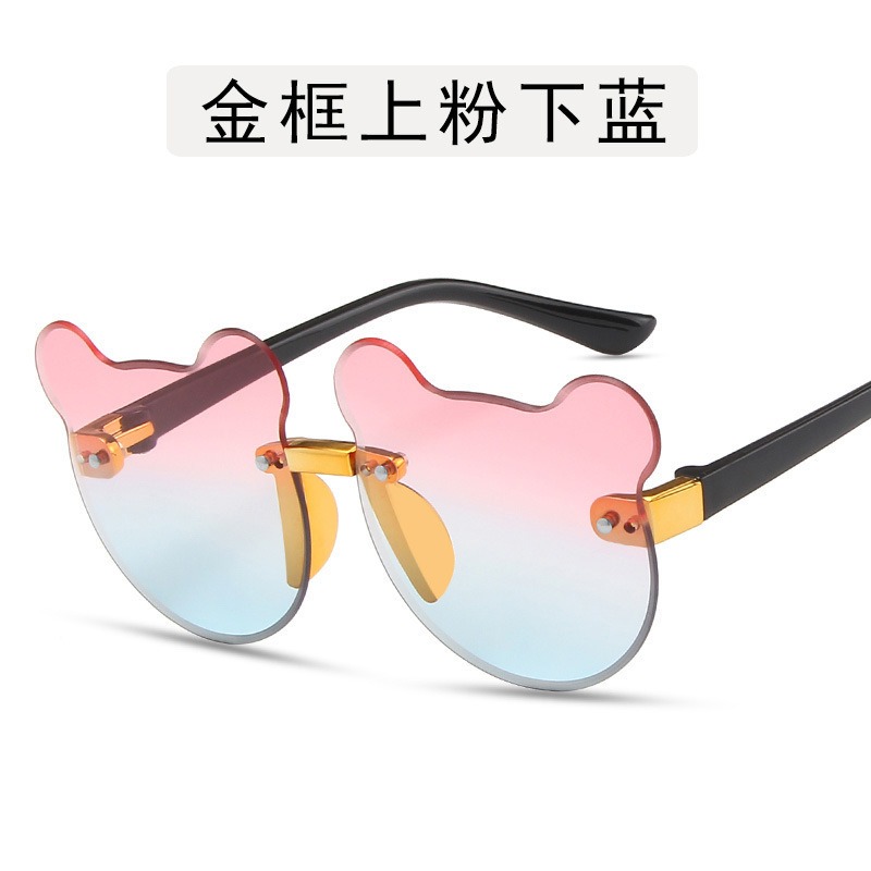 Picture of Teddy Glow Fantasy Bear-Shaped Colorful Kids Sunglasses