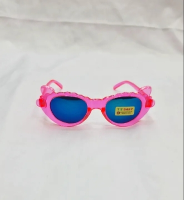 Picture of Playful Cub Kawaii-Style Pastel Rainbow Rimless Sunglasses for Trendy Kids