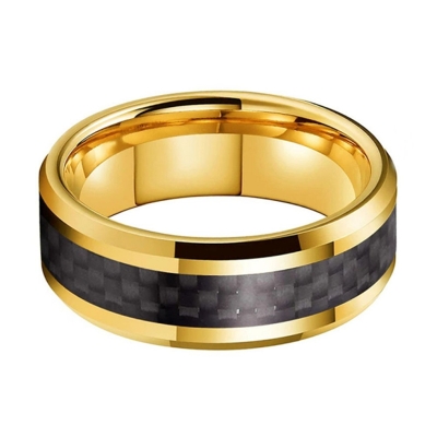 Picture of Superman Black Finger Ring For Men