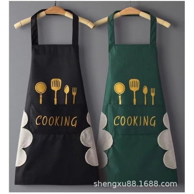 Picture of MILENZO Kitchen Apron Oxford Cloth Waterproof Oilproof Mickey Apron