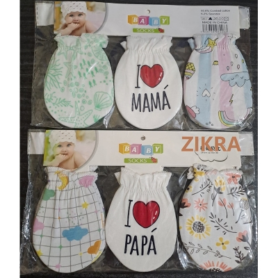 Picture of Baby Hand Gloves, Baby hand socks  1 pair 0-6 Months(China)