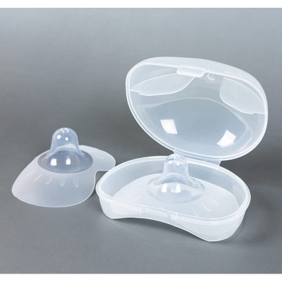 Picture of Ultra-Soft Silicone Nipple Shield for Nursing Mothers-2Pcs (With Case)