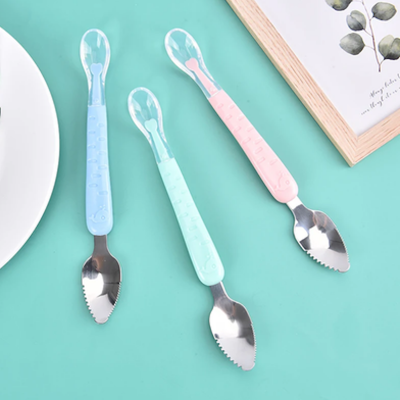 Picture of Dual-Function Baby Training Spoon for Safe and Comfortable Feeding