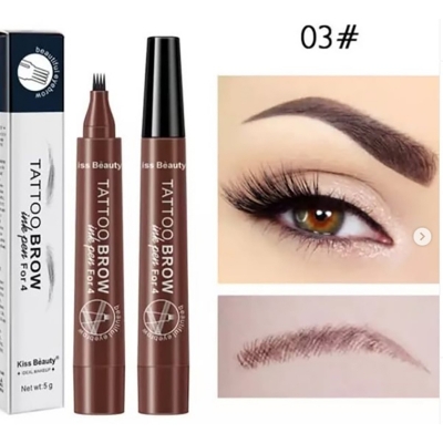 Picture of New Four Point Eyebrow Pencil Long Lating Eyebrow Pencil Waterproof Liquid Eyebrow Pencil
