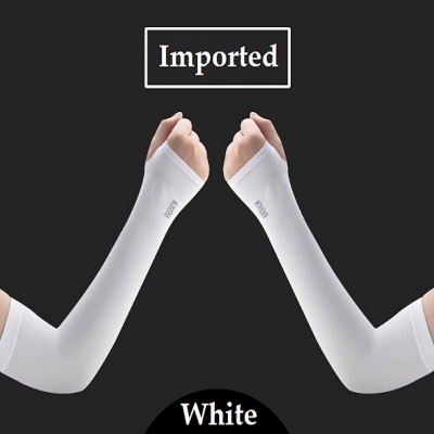 Picture of 1 Pair Fingerless Hand Socks for Women Hand Socks ( White )