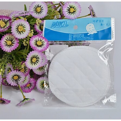 Picture of 4-Pcs Washable Reusable Pure Cotton anti-leakage overflow Soft cotton BreastPad - ( Washable BreastPad-4Pcs  )