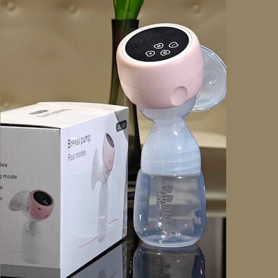 Picture of Electric Rechargeable Breast Pump Anti-Back Low Noise Painless And Massage Pump