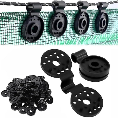 Picture of 10Pcs Shade Cloth Clips Shade Fabric Clamp Accessories Grommets For Net Mesh Cover Sunblock Fabric In Garden Backyard Greenhouse