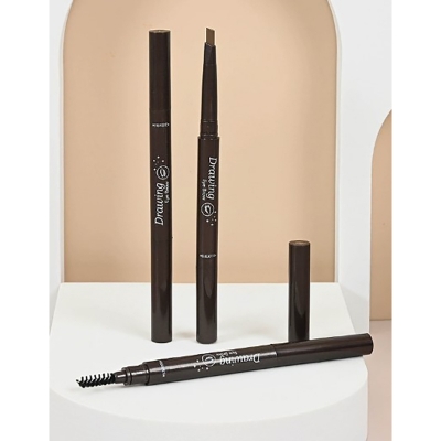 Picture of Waterproof Natural Makeup Double Heads Automatic Eyebrow Pencil  Long Lasting Eyebrow Brush