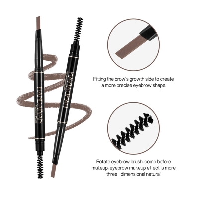 Picture of Automatic Waterproof Double Headed Eyebrow Pencil With Brush (HANDAIYAN)