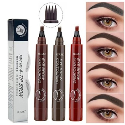 Picture of Waterproof Liquid Long Lasting 4 Point Eyebrow Pencil
