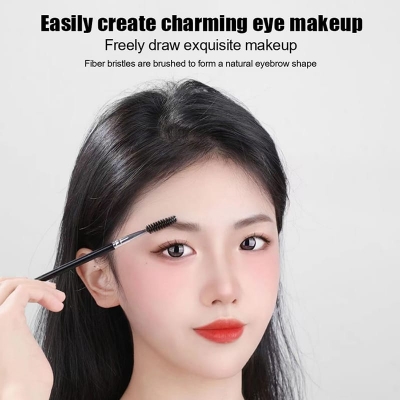 Picture of Ameesi Eyebrow Brush Spiral Design Double Headed Makeup Brush