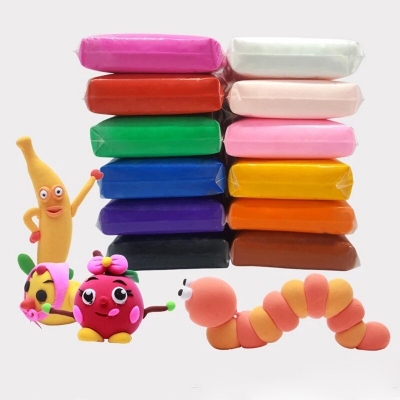 Picture of 12pcs-1pac Air Drying DIY soft Super clay/craft ideas for your baby/kids by Kafela