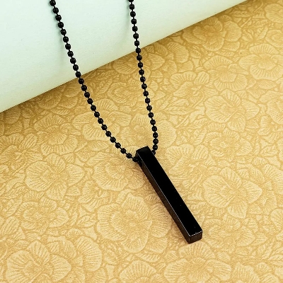 Picture of Black Color Metal Chain for Men