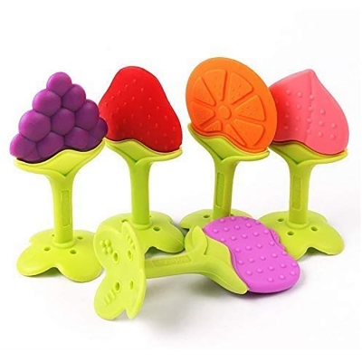 Picture of Silicone Baby Teether Food grade Silicone Baby Teether  Newborn  Silicone Fruit Teether