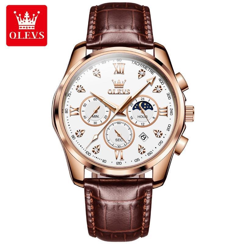 Picture of OLEVS 2888 Three Dial Geneva Mens Quartz Watch