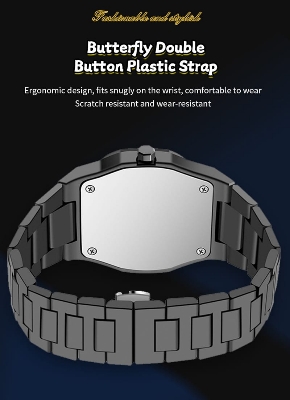 Picture of Custom Arabic Dial Casual Ultra Thin Black Fashion Wrist  Luxury Mens Quartz Watch