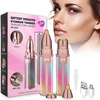 Picture of 2-in-1 Lady Shaver Flawless Eyebrow Trimmer-USB