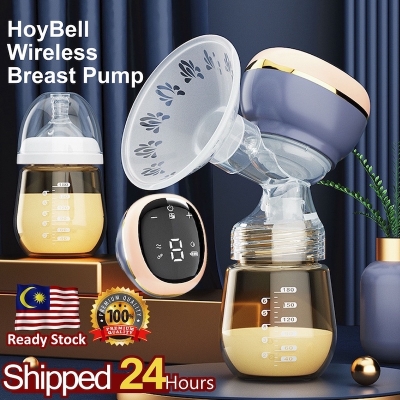 Picture of Electric Wireless Portable  Breast Pump Rechargeable Massage Mode with LED Display