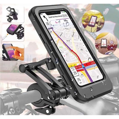 Picture of Brand New Universal Waterproof Bicycle Phone Holder Bike Motorcycle Handlebar Mobile Phone Stand