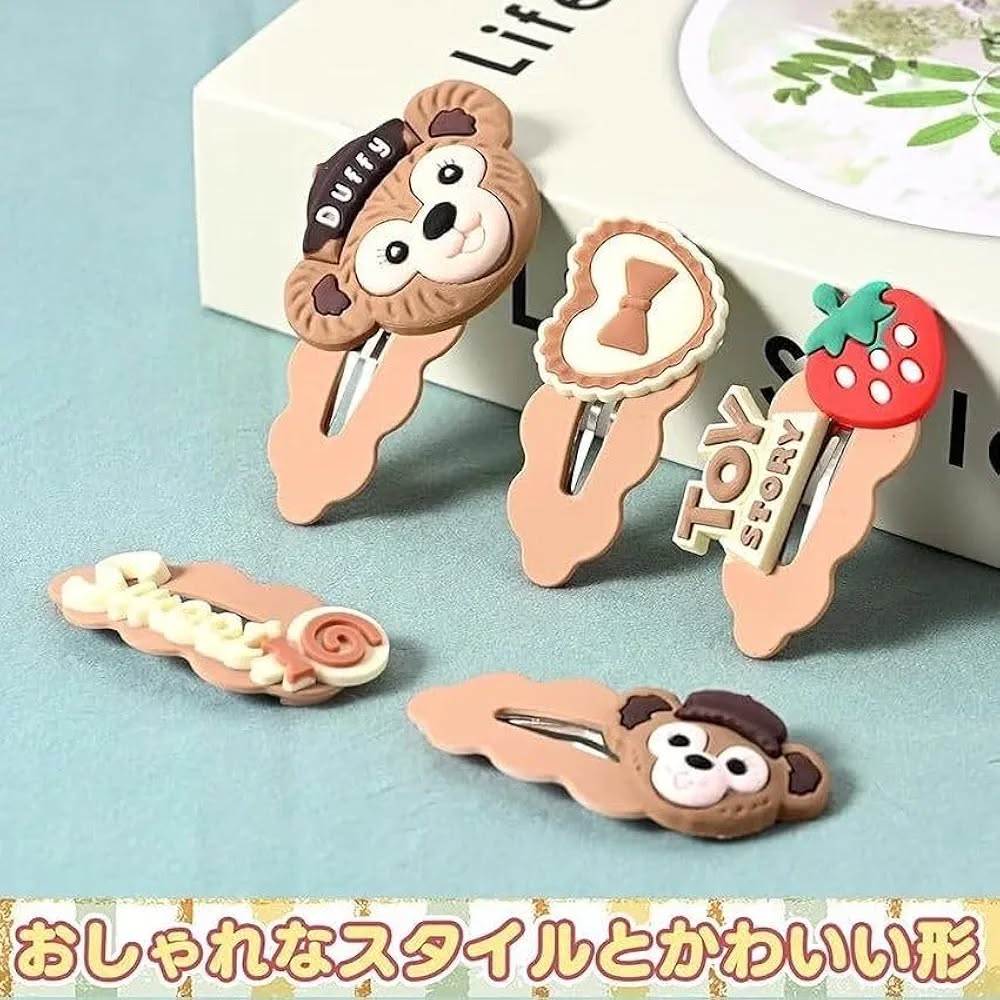 Picture of Cute Girls Cartoon Animal Fruit Hairpins Children Sweet Heart Hair Clip Barrettes Headband Kids Fashion Hair Accessories