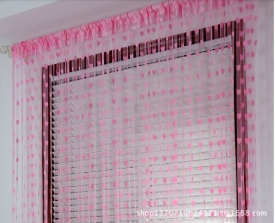Picture of Love Heart Shaped Net Curtain/Porda