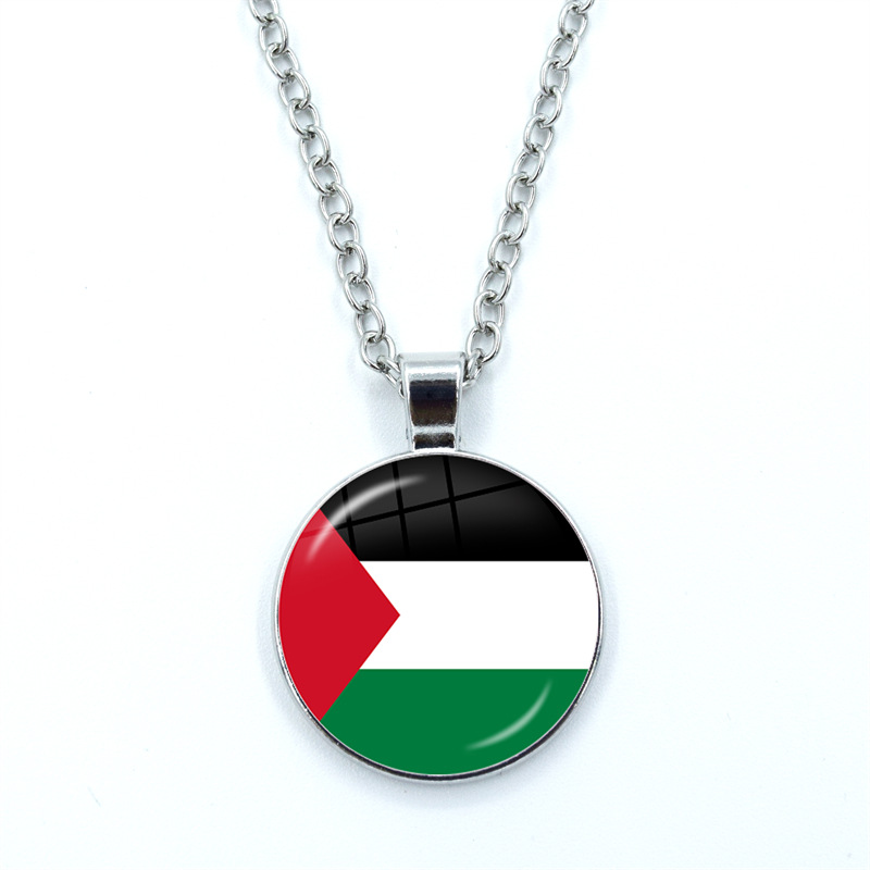 Picture of Adjustable Palestine Flag Leather Bracelets Palestine Wrap Bracelets