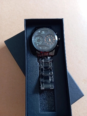 Picture of New Cky Analog Sports Watch for Men-ROUND Black