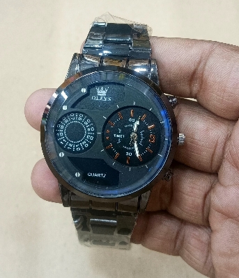 Picture of New Cky Analog Sports Watch for Men-ROUND Black