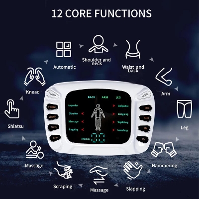 Picture of Full Body Tens Acupuncture Electric Therapy Massager Meridian Physiotherapy Muscle Stimulator Apparatus Slimming - Multicolor
