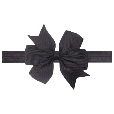 Picture of Wholesale Solid Color V-Ribbon Swallowtail Baby Bow Headband